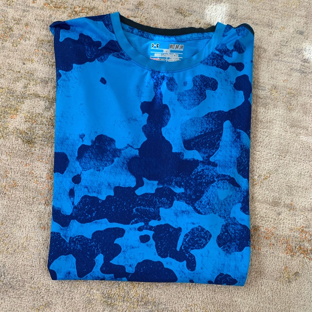 Blue Camo Under Armour T shirt